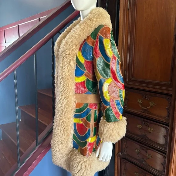 1970s hand painted Penny lane coat - Picture 9 of 9